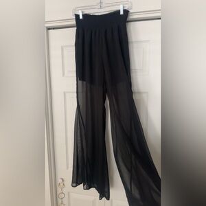 Black Philosophy Flowy Pants